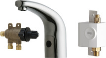 Chicago Faucets (116.971.AB.1) HyTronic Traditional Sink Faucet with Dual Beam Infrared Sensor