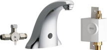 Chicago Faucets (116.966.AB.1) E-Tronic Traditional Sink Faucet with Dual Beam Infrared Sensor