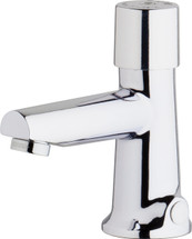 Chicago Faucets (3501-E2805ABCP) Hot and Cold Water Metering Mixing Sink Faucet