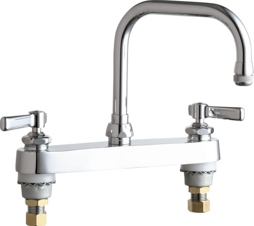  Chicago Faucets (527-ABCP) Hot and Cold Water Sink Faucet