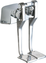 Chicago Faucets (625-LPSLOABCP) Hot and Cold Water Pedal Box with Long Pedals