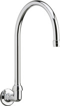 Chicago Faucets (629-GN8AE3ABCP0 Remote Rigid/Swing Gooseneck Spout