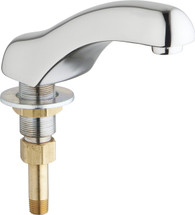 Chicago Faucets (627-ABCP) Remote Rigid Cast Spout