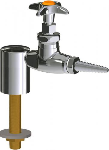  Chicago Faucets (980-937CH957-3KAGV) Deck-mounted laboratory turret with single needle valve