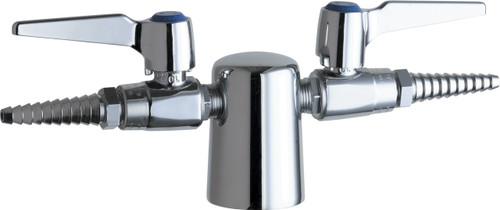  Chicago Faucets (981-909CAGCP) Turret with Two Ball Valves