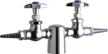 Chicago Faucets (981-937CHAGVCP) Turret with Two Needle Valves