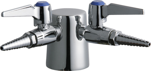  Chicago Faucets (982-DSVR909CAGCP) Turret with Two Ball Valves, Two Inlet Supplies and Check