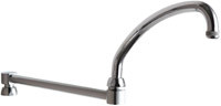 Chicago Faucets (DJ21JKABCP) 21" Double-jointed Swing Spout