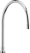 Chicago Faucets (GN12AE3SWGJKABCP) 12" Gooseneck Swing Spout