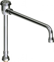 Chicago Faucets (GN12BVBSWGJKABCP)12" Gooseneck Swing Spout with Atmospheric Vacuum Breaker