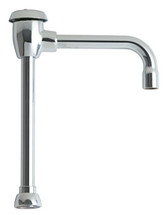 Chicago Faucets (GN2BVBJKABCP) 6" Rigid / Swing Gooseneck Spout with Atmospheric Vacuum Breaker