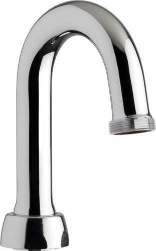  Chicago Faucets (GN3AJKABCP) 2-13/16" Rigid / Swing Gooseneck Spout