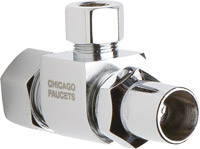  Chicago Faucets (STC-31-00-AB) Angle Stop Compression Valve with Loose Key Handle