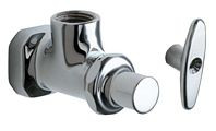 Chicago Faucets (441-LKABCP)  Angle Stop Fitting with Loose Key