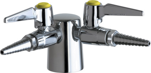  Chicago Faucets (982-909AGVCP) Turret with Two Ball Valves