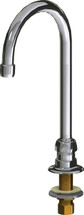 Chicago Faucets (626-E3ABCP) Remote Rigid/Swing Gooseneck Spout