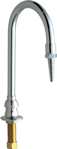  Chicago Faucets (626-GN2BE7CP) Remote Rigid/Swing Gooseneck Spout