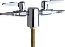Chicago Faucets (981-909-957-3KAGV)  Turret with Two Ball Valves @ 180å¡