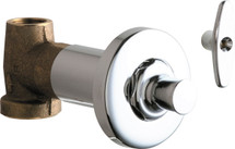 Chicago Faucets (1771-ABCP) Concealed Straight Valve with Loose Key
