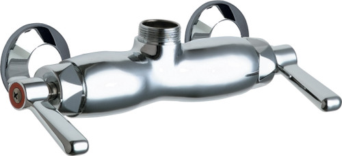  Chicago Faucets (445-LESAAB) Hot and Cold Water Sink Faucet