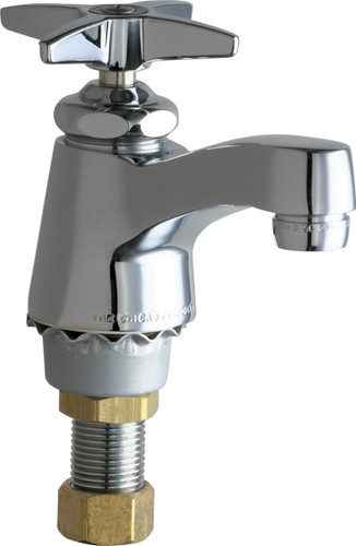  Chicago Faucets (700-E74COLDABCP) Single Supply Cold Water Sink Faucet