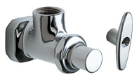  Chicago Faucets (442-LKCABCP) Angle Stop Fitting with Loose Key