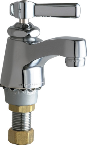  Chicago Faucets (730-COLDABCP) Single Supply Cold Water Manual Sink Faucet