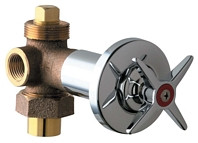 Chicago Faucets (769-HOTABCP)  Hot Water Concealed Angle Valve