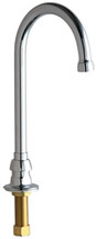 Chicago Faucets (626-E29VPABCP) Remote Vandal Proof Rigid/Swing Gooseneck Spout