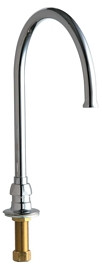  Chicago Faucets (626-GN8FCABCP) Remote Rigid/Swing Gooseneck Spout with Flow Control