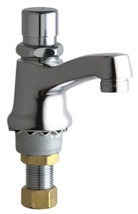  Chicago Faucets (333-SLOE12HOTABCP) Single Supply Metering Sink Faucet