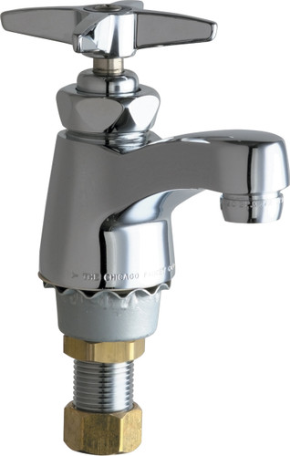  Chicago Faucets (701-COLDABCP) Single Supply Cold Water Sink Faucet
