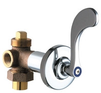  Chicago Faucets (769-317COLDABCP) Cold Water Concealed Angle Valve