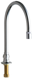  Chicago Faucets (626-GN8AE29ABCP)  Remote Rigid/Swing Gooseneck Spout