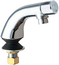 Chicago Faucets (807-E12COLDVPAABCP) Single Inlet Metering Sink Faucet