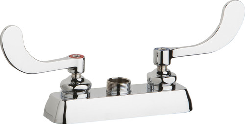  Chicago Faucets (W4D-LES317AB) Hot and Cold Water Workboard Sink Faucet
