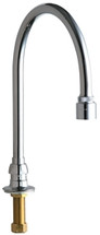 Chicago Faucets (626-GN8AE29VPABCP) Remote Vandal Proof Rigid/Swing Gooseneck Spout