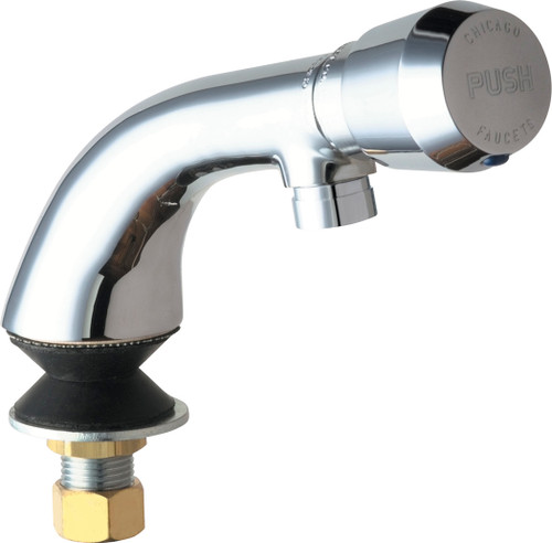  Chicago Faucets (807-E12-665PAB) Single Inlet Metering Sink Faucet