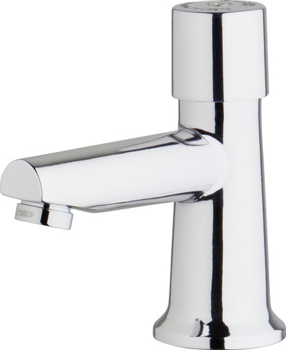  Chicago Faucets (3500-E2805ABCP) Single Supply Metering Sink Faucet