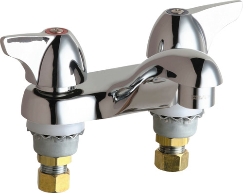  Chicago Faucets (802-V1000E64ABCP) Hot and Cold Water Sink Faucet