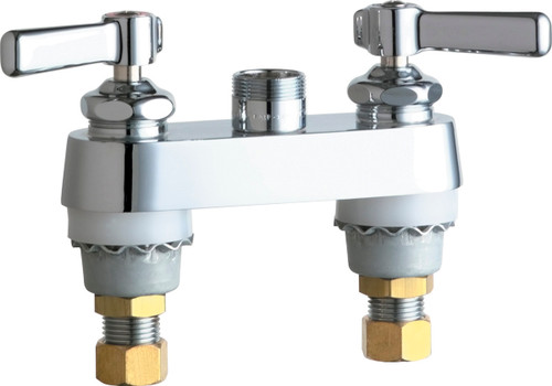  Chicago Faucets (895-LESAB) Hot and Cold Water Sink Faucet