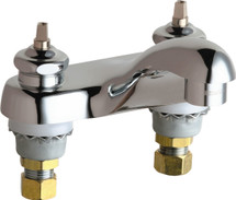 Chicago Faucets (802-VE64LEHAB)  Hot and Cold Water Sink Faucet