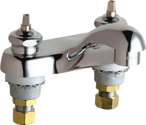  Chicago Faucets (802-VLEHAB) Hot and Cold Water Sink Faucet