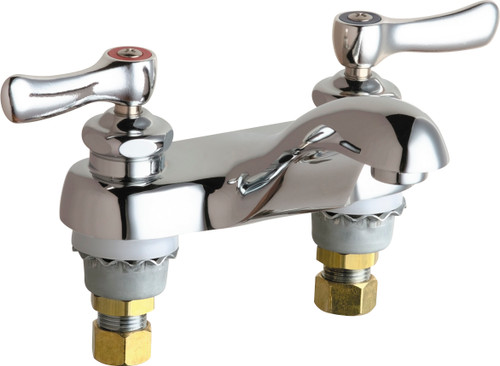  Chicago Faucets (802-E70ABCP) Hot and Cold Water Sink Faucet