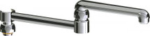 Chicago Faucets (DJ13E1JKABCP) 13" double-jointed swing spout
