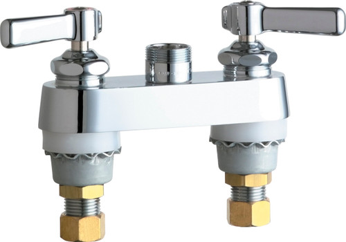  Chicago Faucets (891-LESAB)  Hot and Cold Water Sink Faucet
