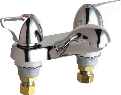  Chicago Faucets (802-1000ABCP) Hot and Cold Water Sink Faucet