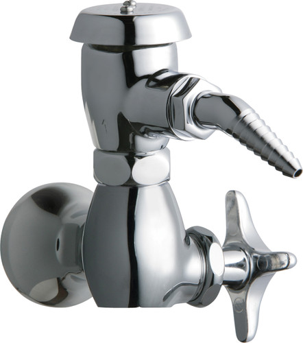  Chicago Faucets (1300-CP) Single Inlet Cold Water Faucet with Vacuum Breaker