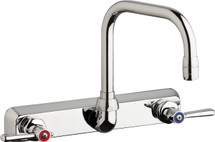Chicago Faucets (W8W-DB6AE35-369AB) Hot and Cold Water Workboard Sink Faucet