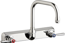 Chicago Faucets (W8W-DB6AE1-369ABCP) Hot and Cold Water Workboard Sink Faucet